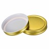 6 Pcs - Tinplate Canning Lids Wide Mouth Leak Proof