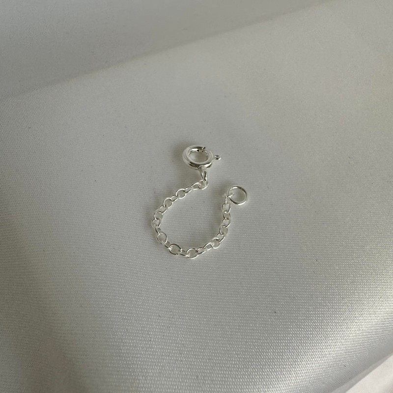 jewellerybox 2 Inch Sterling Silver Trace Chain Extender