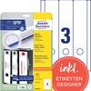 Avery Zweckform L4759-10 File Labels 297x61 mm White 10 Sheets