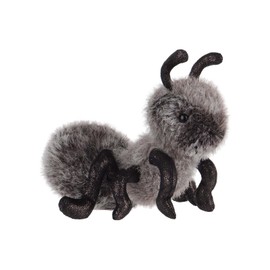 Apricot Lamb Ant Plush Stuffed Animals for Kids, Soft Cute Insect Plush Toys for Baby Girl and Boy, Fluffy Ant Black