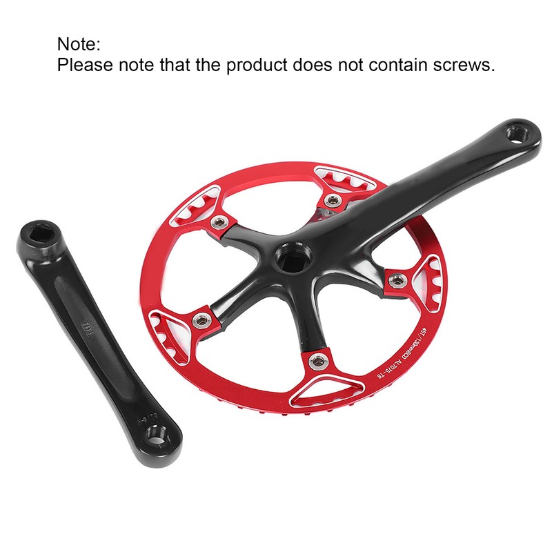 Meijun Bike Crankset 170mm Bicycle Chainwheel Chain Ring Set 45T