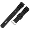 CREPHA Watch Strap, 0.7 inches (18 mm), Urethane Resin Belt,