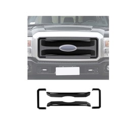 DSWSQ Front Grille Cover Compatible with 2011-2016 F250 F350 F450 F550 Super Duty Black Bumper Grill Cover Overlay (4PCS Cover Only Not a grille replacement)