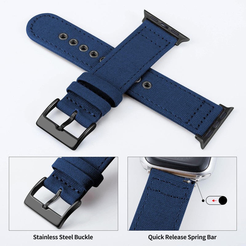 [BINLUN] Compatible iWatch Band, 49mm, 45mm, 44mm, 42mm, Men's, Women's,