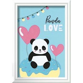 Ravensburger CreArt 20058 Panda Love Painting by Numbers Panda for Children from 7 Years