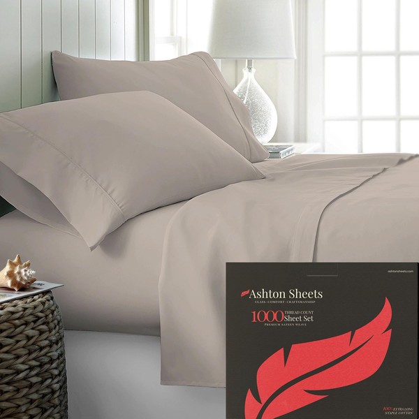 Ashton Sheets California King Sheets Egyptian Cotton - 1000 Thread