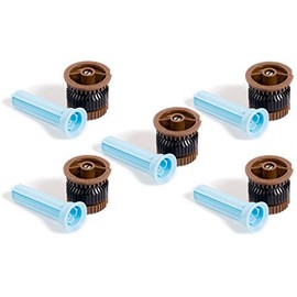 Rain Bird Nozzle for he or Vans 15 Mile Remote Static Sprinkler e.g. Work Heavy Duty Black 3.3 M to 4.6 m, Water Saving, 5 pieces (12 he-van, Brown)