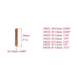 RIVERWELD 16pcs TIG Collet Bodies 10N30 10N31 10N32 10N28 406488 Collets TIG Back Caps 57Y02 57Y03 57Y04 Alumina 10N46 10N47 10N48 10N49 Cup Gasket 18CG Kit Fit WP 17 18 26 TIG Welding Torch
