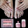 NOVO OVO French Tip Hand and Toe Nail Tips Press