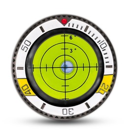 GDSZDDXX Premium Golf Green Reader, Golf Ball Marker for Putting Green, Bubble Level Golf Ball Markers, Golf Ball Marker, for Golfers (Green)