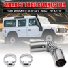 Taicols Diesel Heater Exhaust Pipe, Stainless Steel 24mm with 2