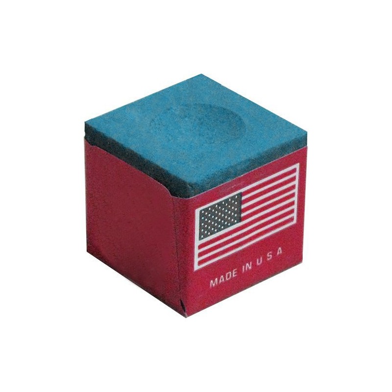 Master Billiard/Pool Cue Chalk Box, 12 Cubes, Blue