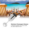 Copas de Champán Copa de Vino de Acero Inoxidable 304