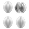 4 Packs Shower Curtain Weights, Magnetic Silicone Wrapped Heavy Duty