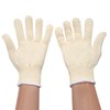 EBLAELEL Safety gloves white cotton bbq heat liners grilling work