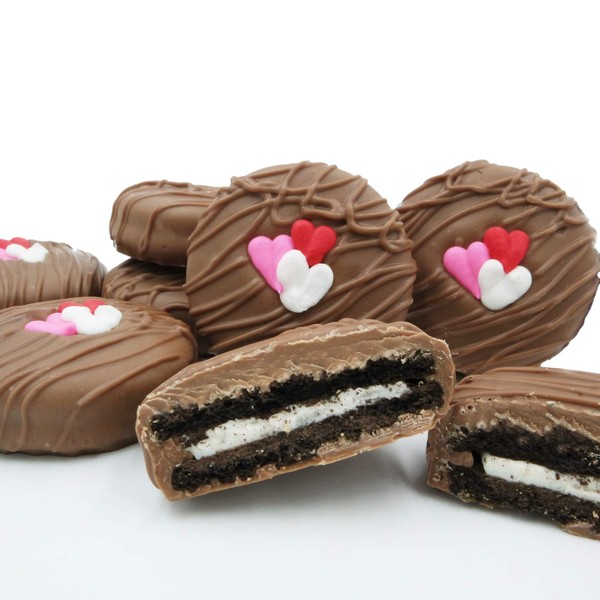 Philadelphia Candies Milk Chocolate Covered OREO® Cookies, Valentine's Day Gift 8 Ounce