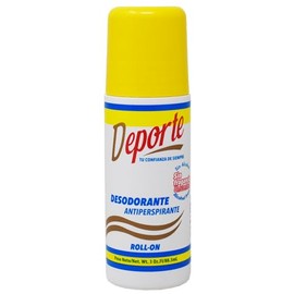 Deporte Antiperspirant Deodorant, Alcohol Free, Fragrance Free, Roll-On, 3 oz