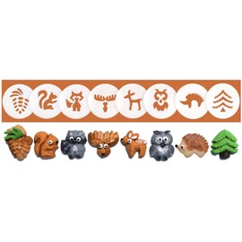 Woodland 8 Disk Set for Cookie Presses