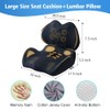 Lexeme X Large Memory Foam Seat Cushion Lumbar Support Pillow
