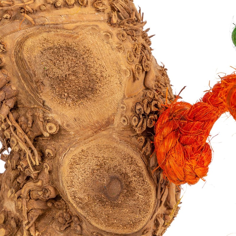 Java Bamboo Dangler Nibble Toy, Approx. 25 x 14 x