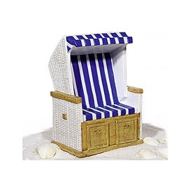 CP Beach Piggy Bank in Blue/White