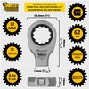 SabreCut 1 x MRSC17 12mm Dual Sided Ratcheting Wrench 1/4"