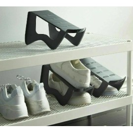 IKEA (2) IKEA Murvel Shoe Organizer Compact Flexible Plastic Double Your Shoe Storage