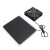 10W Solar Panel Fan Kit Waterproof Cooling Ventilator for Dog