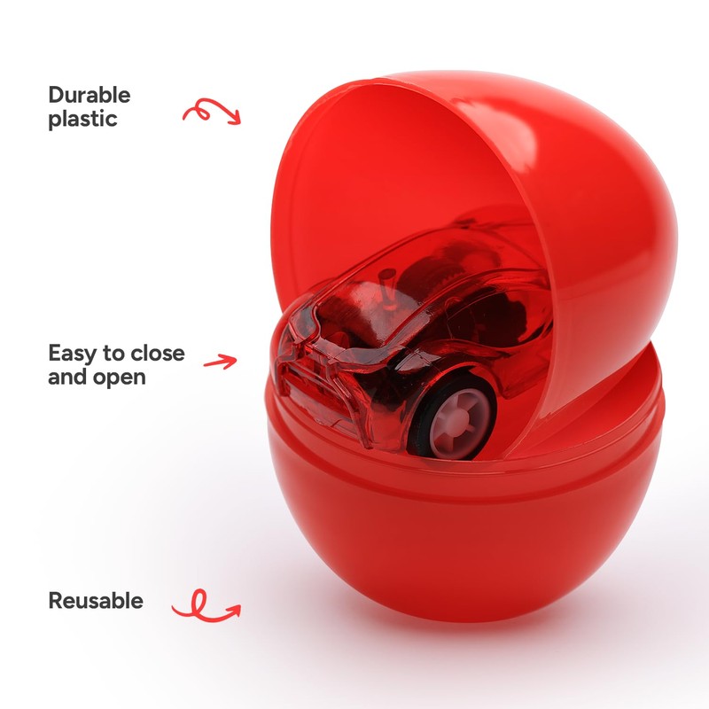 Easter Eggs 3” - Bright Fillable Easter Eggs – 12