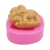 Longzang Elephant Mould S348 Art Silicone Soap Craft DIY Handmade