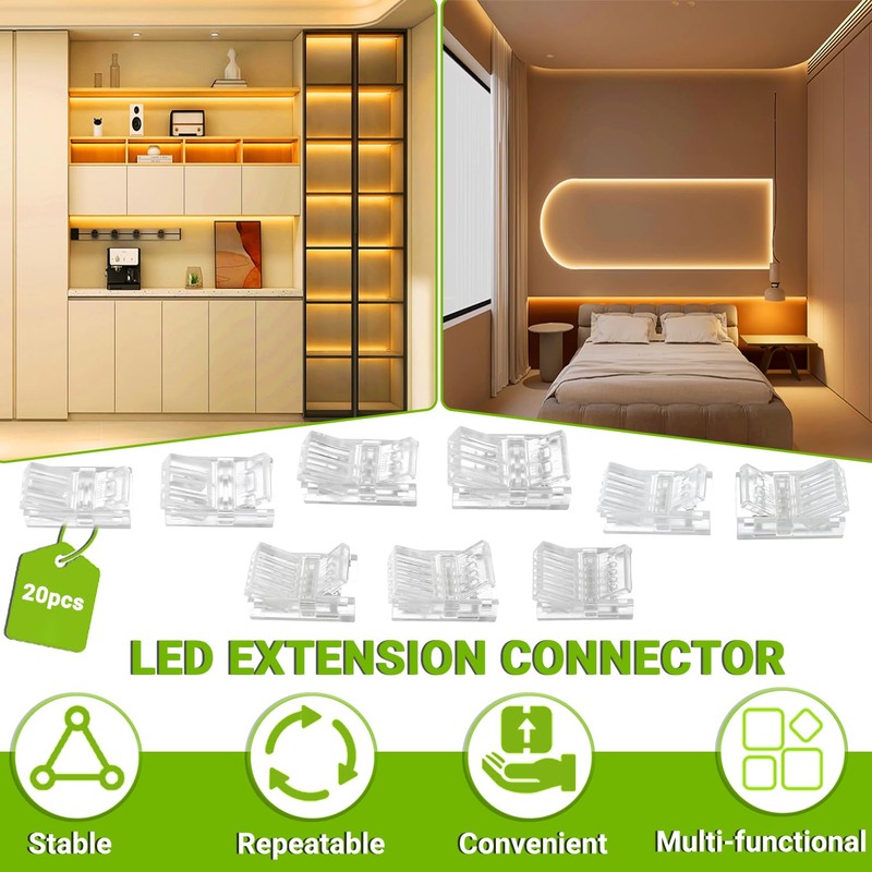 EPLZON 5 Pin 12 mm LED Strip Connector LED Light