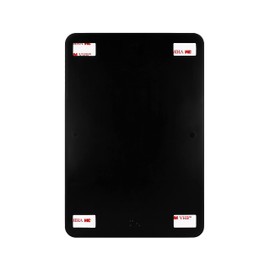 ExcelMark Restroom Sign for Business - ADA Compliant Braille Bathroom Sign with Double Sided Tape to Secure Perfectly in Less Than a Minute - Size 9 x 6 Inch (Unisex)