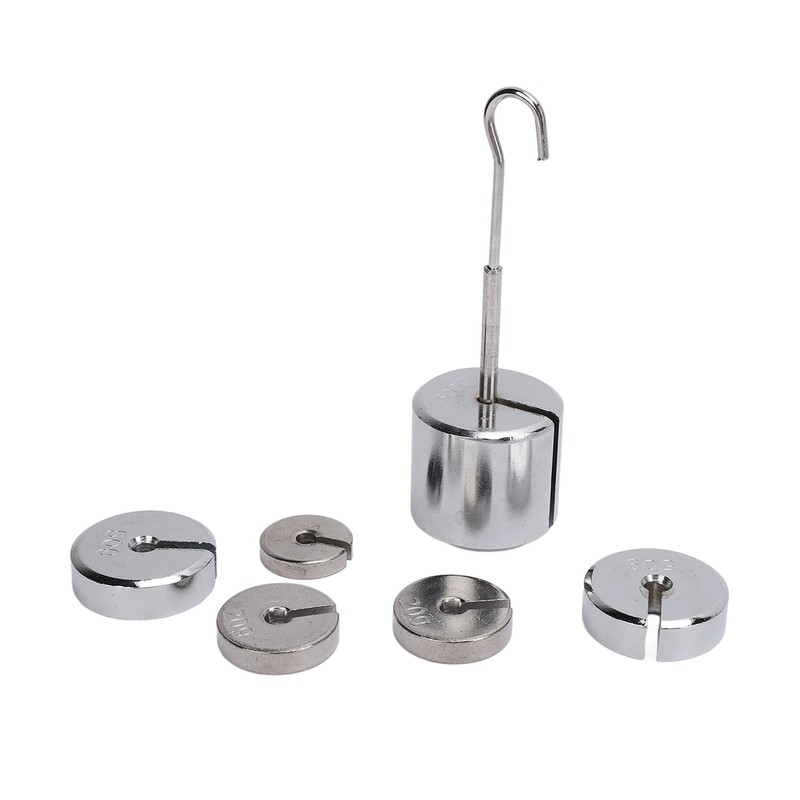 Lab Slotted Mass Set Chrome Plated Steel Accurate 200g 50g
