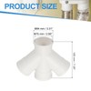 PATIKIL Double Wye Duct Splitter, 3" to 3" (Socket x