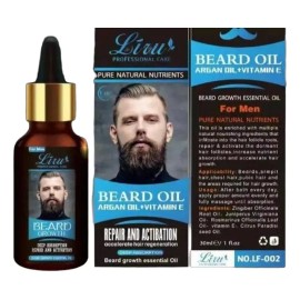Aceite Para Barba Y Bigote 30ml Nutrición Crecimiento Brillo