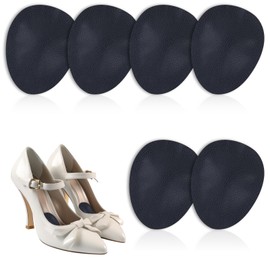 3 Pairs Metatarsal Pads, 1/4" Thick Adhesive Ball of Foot Cushion, Comfortable Forefoot Pads for Women Men Feet Sole Cushion, Insert Support Supplies for Most High Heels Shoes Accessories(Black)