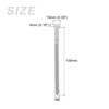 METALLIXITY 10pcs M6x100mm Hex Lag Screws 304 Stainless Steel Self