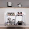 2 Tier Pull Out Cabinet Organizer 18" W X 22"