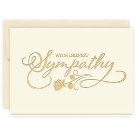 The Gallery Collection, 1 Count Card Pack, Sympathy Card with Pearl Lined Envelope (Healing Sympathy)