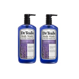 Dr. Teal's Trodat Dr Teal's Pure Epsom Salt Body Wash Soother & Moisturize With Lavender 24 oz (Pack of 2)