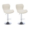Levoberg 2 Pack Curved Bar Stools Stretch Bar Stool Cover