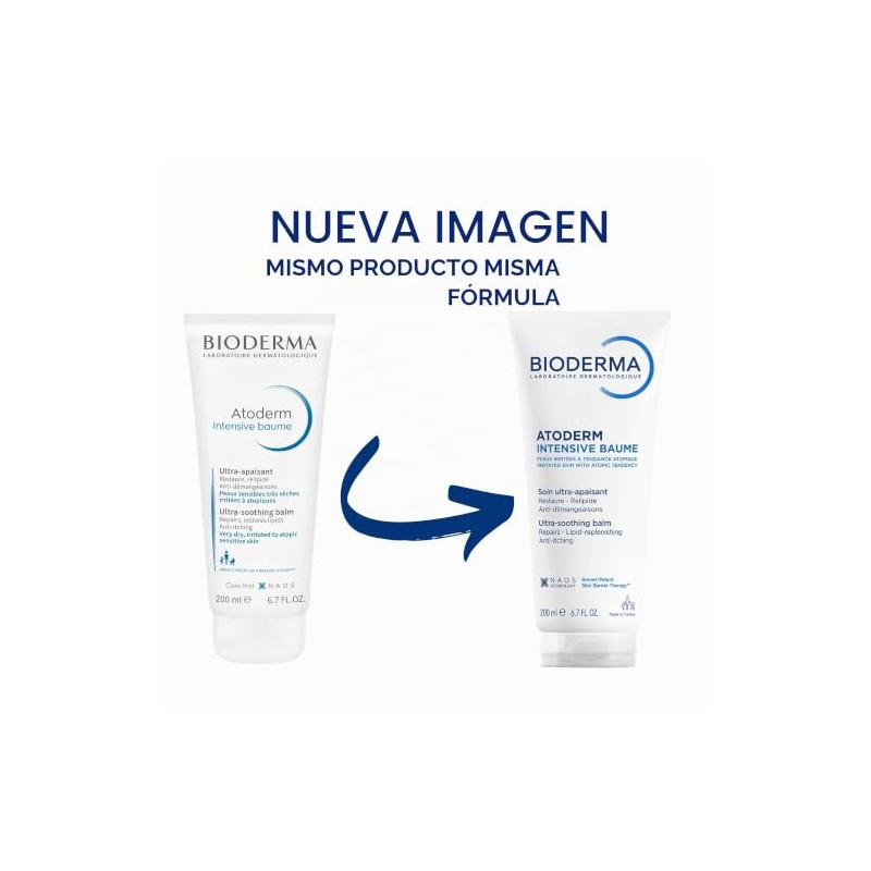 Bioderma Atoderm Intensive Bálsamo Calma Humecta Skincare Piel Muy Seca