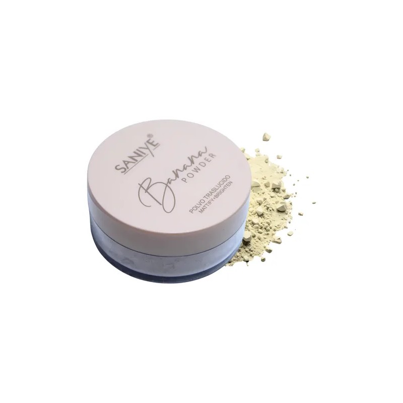 Polvo Maquillaje Banana Traslucido Sellador