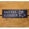 Saddle Chamber Door Sign Slate Engraved Horses Saddle Stable Board