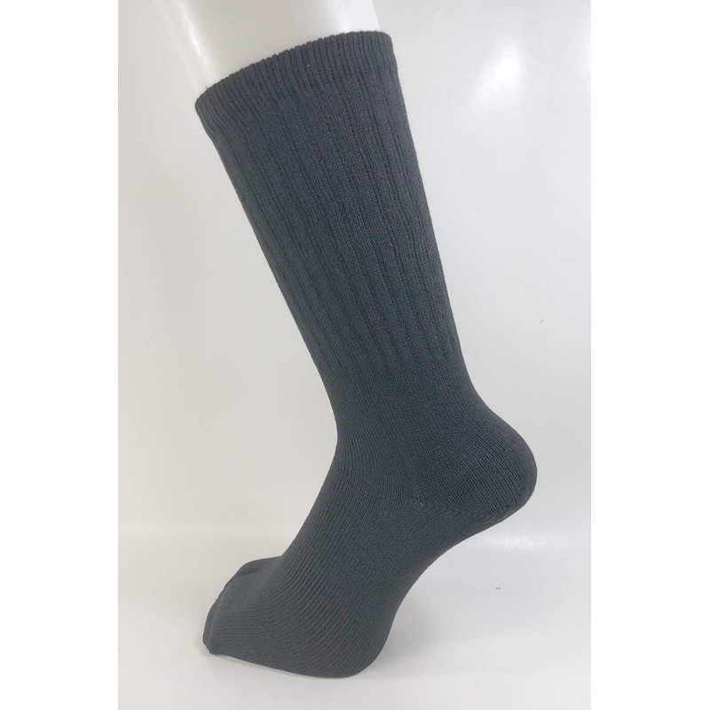 PAX Select #8822P Men's Warm Toe Socks (Tabi Type), Black,