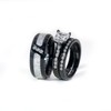 lvrong Couple Rings His Her Wedding Ring for Him and