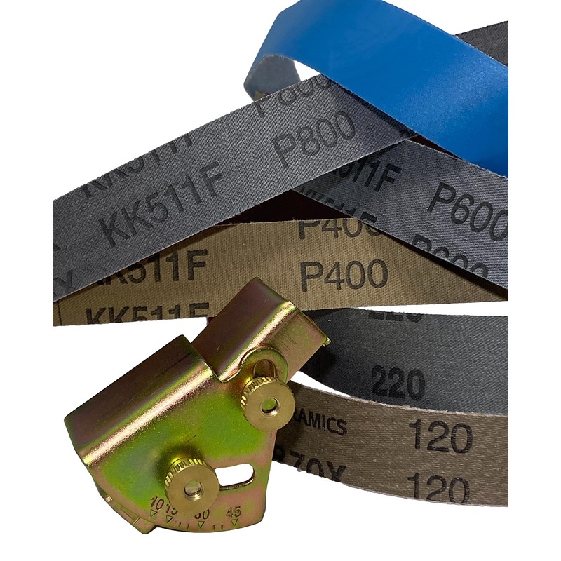 Knife Sharpening Angle Guide fits 1X30 Belt Sander with Assorted