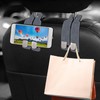 Pack of 2 Car Hooks, Bag Holder, Car Headrest, Storage