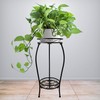 C CASIMR CASIMR 2 Tier Plant Stand Indoor Outdoor, 26.6"