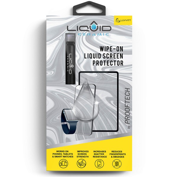 LIQUID CERAMIC Glass Screen Protector Scratch and Shatter Resistant Wipe